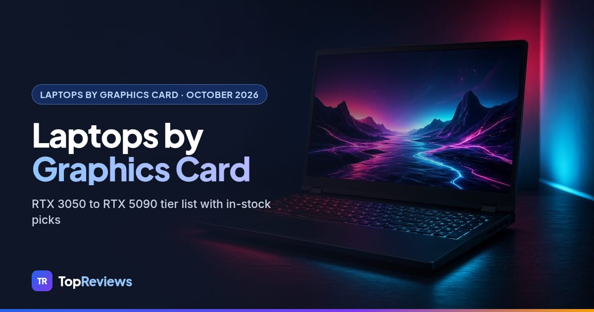 Laptops by Graphics Card: RTX 3050 to RTX 5070 Tier List and 16 Picks for India (October 2026)
